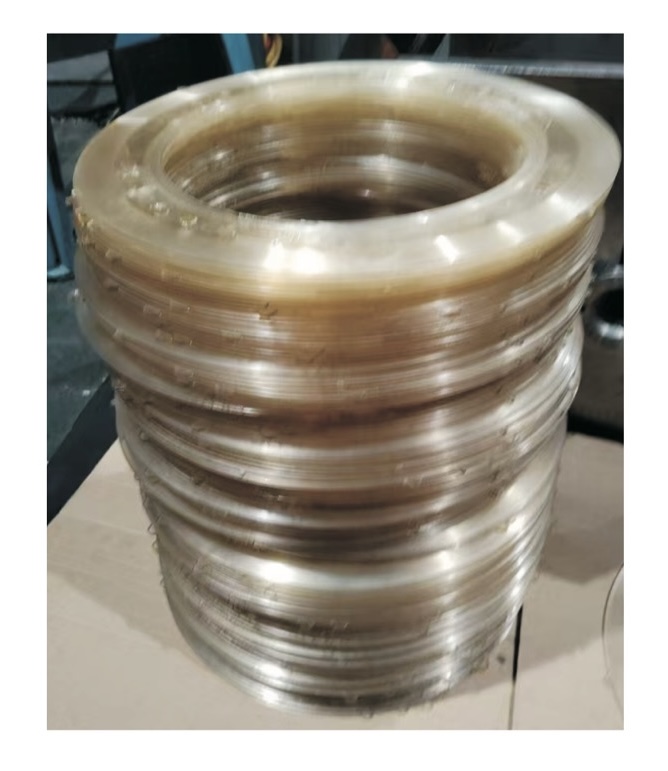 Plastic pole frame non-metallic