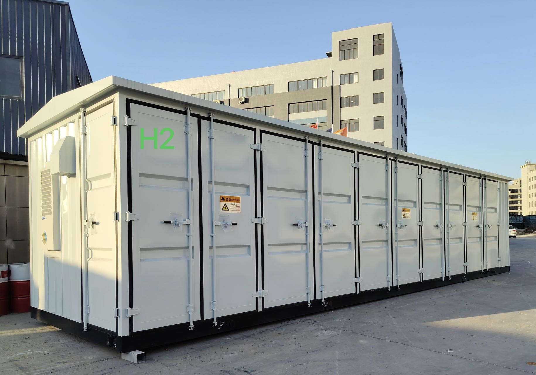 Container type hydrogen production equipment